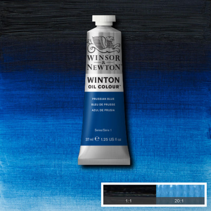 Масляная краска "Winton", синий Прусский 37мл